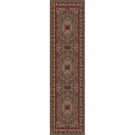 CONCORD GLOBAL 2 ft. x 7 ft. 7 in. Persian Classics Isfahan - Green 20352